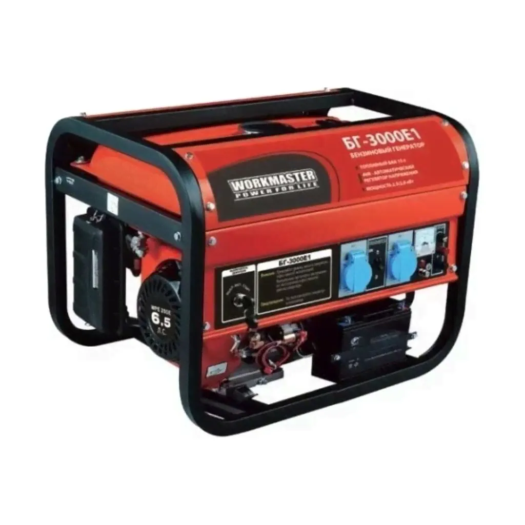 Бензиновый генератор WorkMaster БГ-3000Е1 БГ-3000E1-0