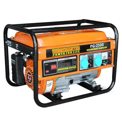 Бензиновая электростанция (генератор) Workmaster PG-2500 220в./12в. 2 кВт.-0